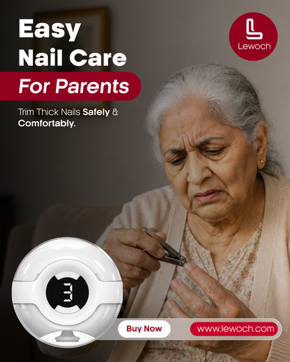 2-in-1 Electric Nail Clipper & Polisher | Safe for Kids & Seniors